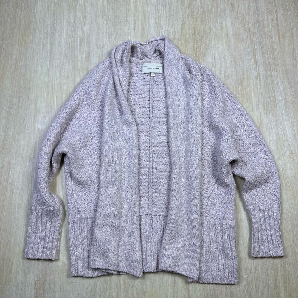 Anthropologie Angel of the North Pink Alpaca Blend Chauvet Oversized Cardigan XS
